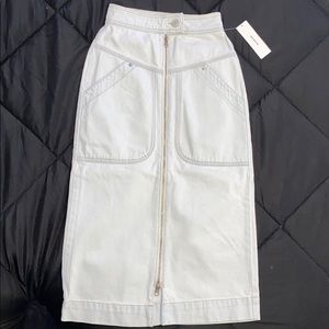 Denim Midi Skirt Urban Outfitters UO BDG